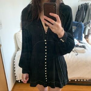 Free People Black dress